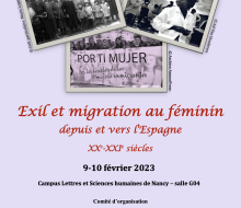 Conférence - Exil et Migration au Féminin - visuel